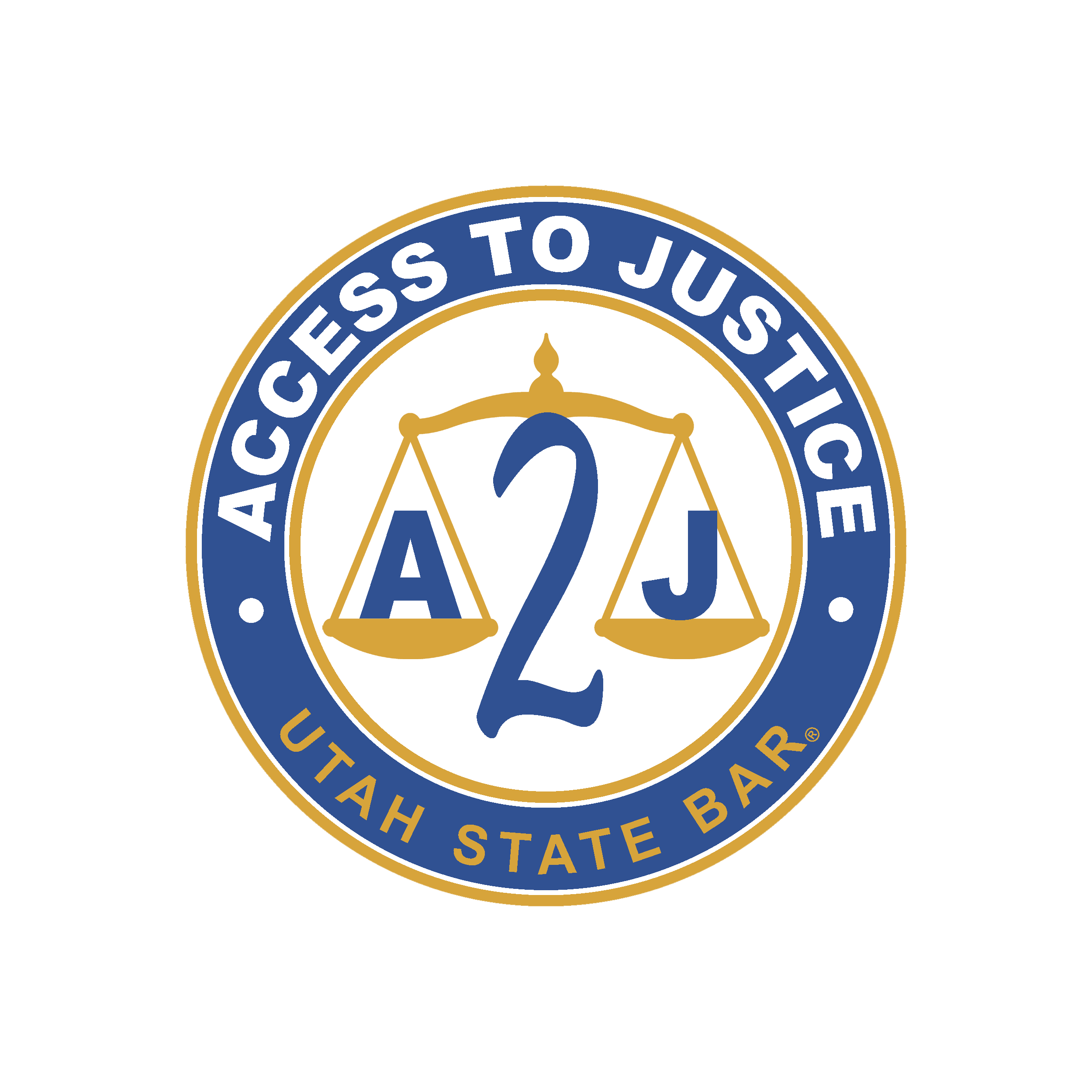 Access to Justice blue logo