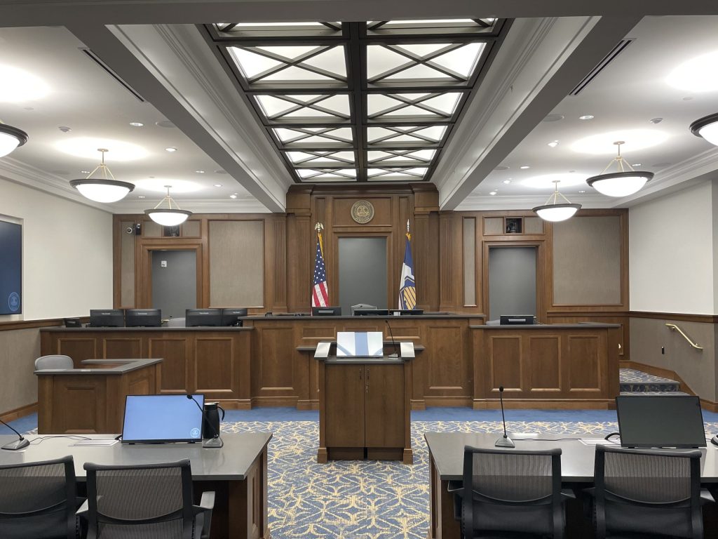 Inside the new Sixth District Courthouse