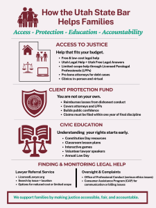How the Utah State Bar Helps Families