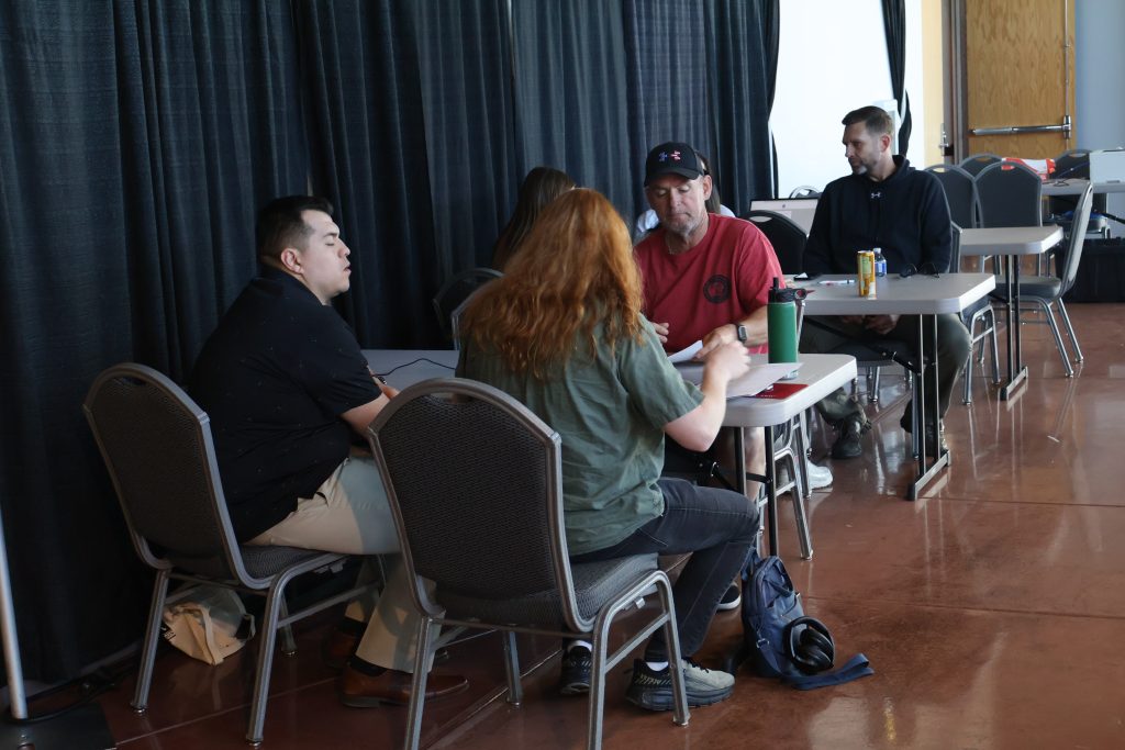Veteran receiving a free will at YLD Wills for Heroes event at the Utah State Bar 2026 Spring Convention, March 12, 4-6 p.m., in the Dixie Convention Center