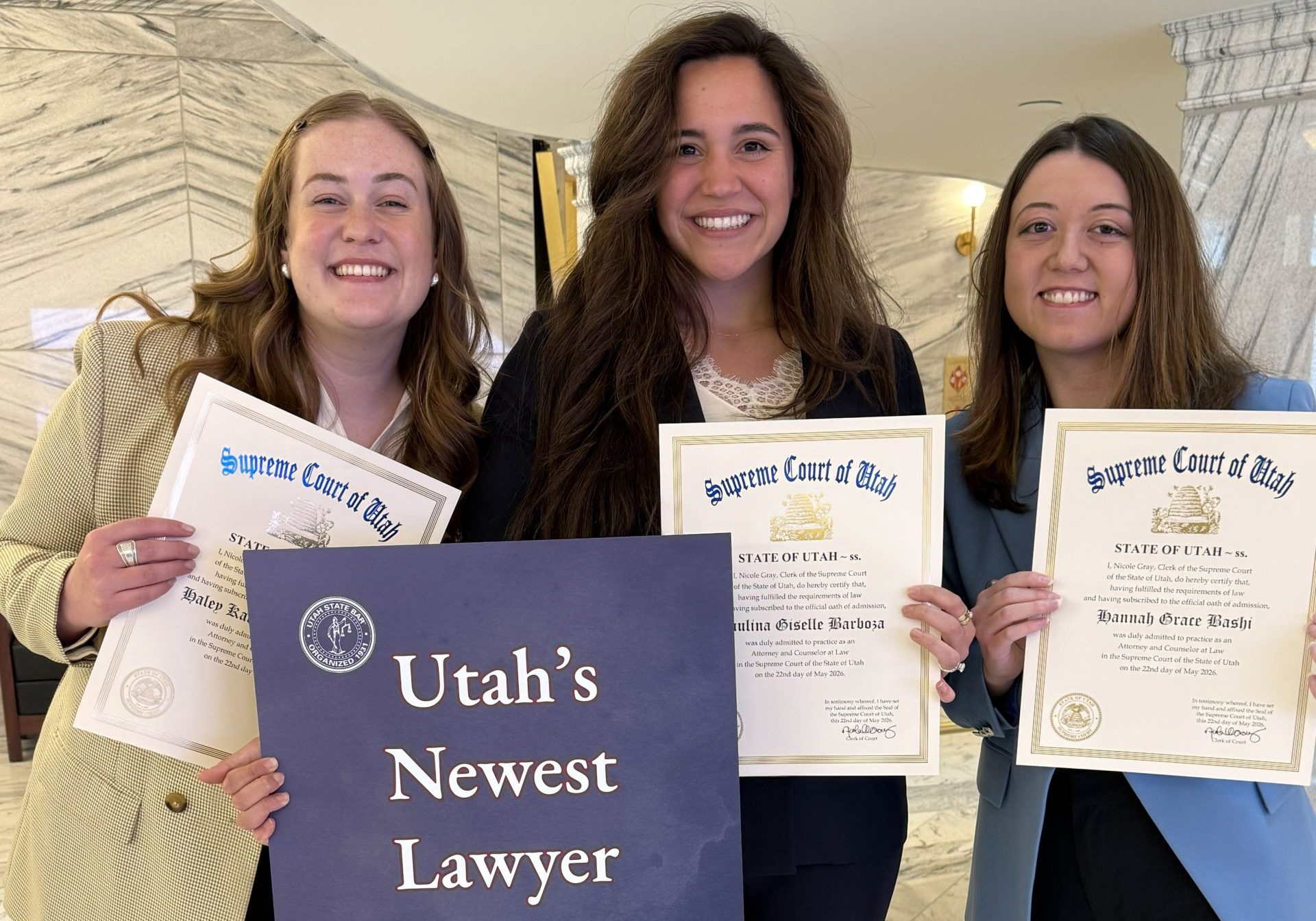 Newest Utah Lawyers - May 22, 2026