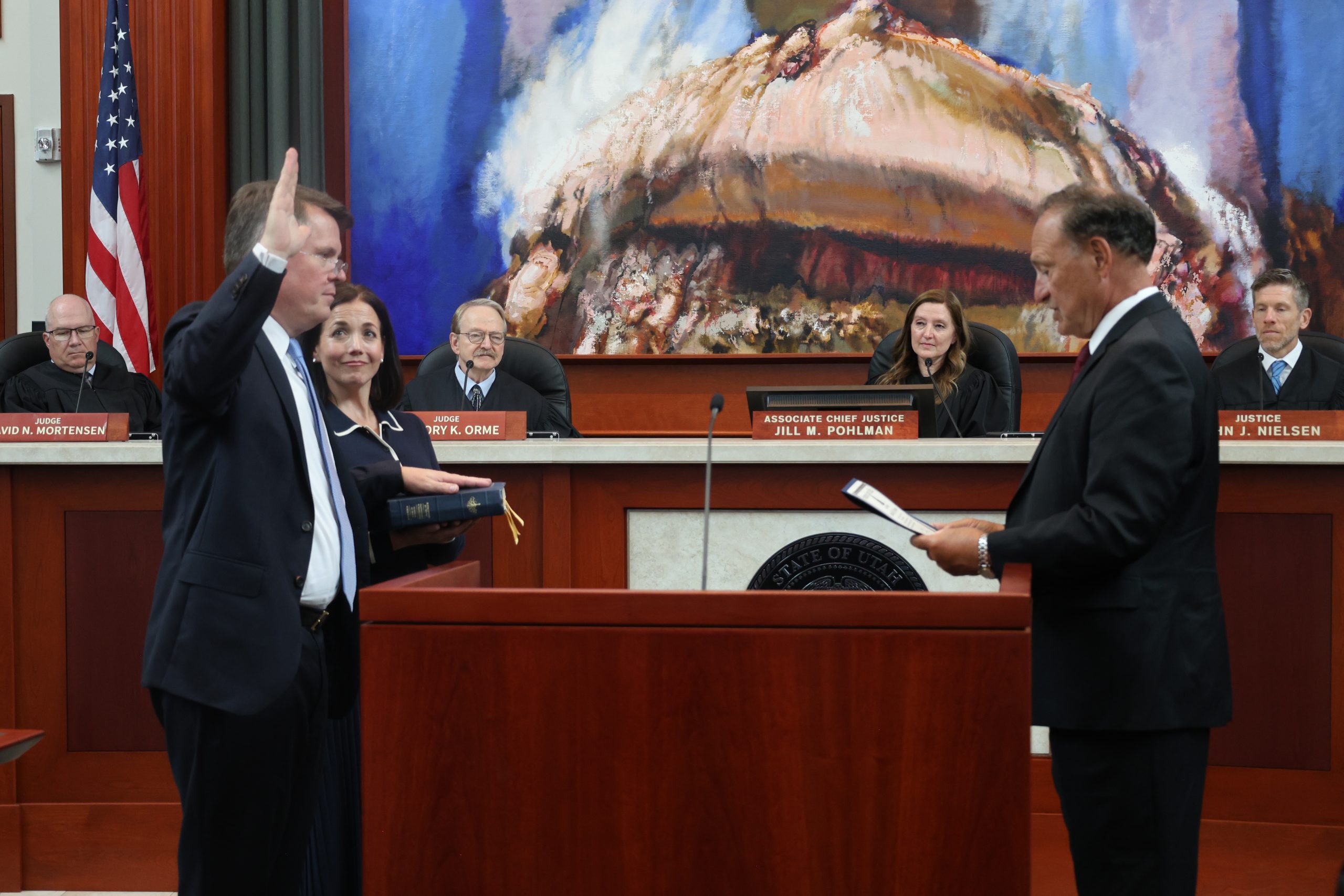 Jay Jorgensen investiture ceremony