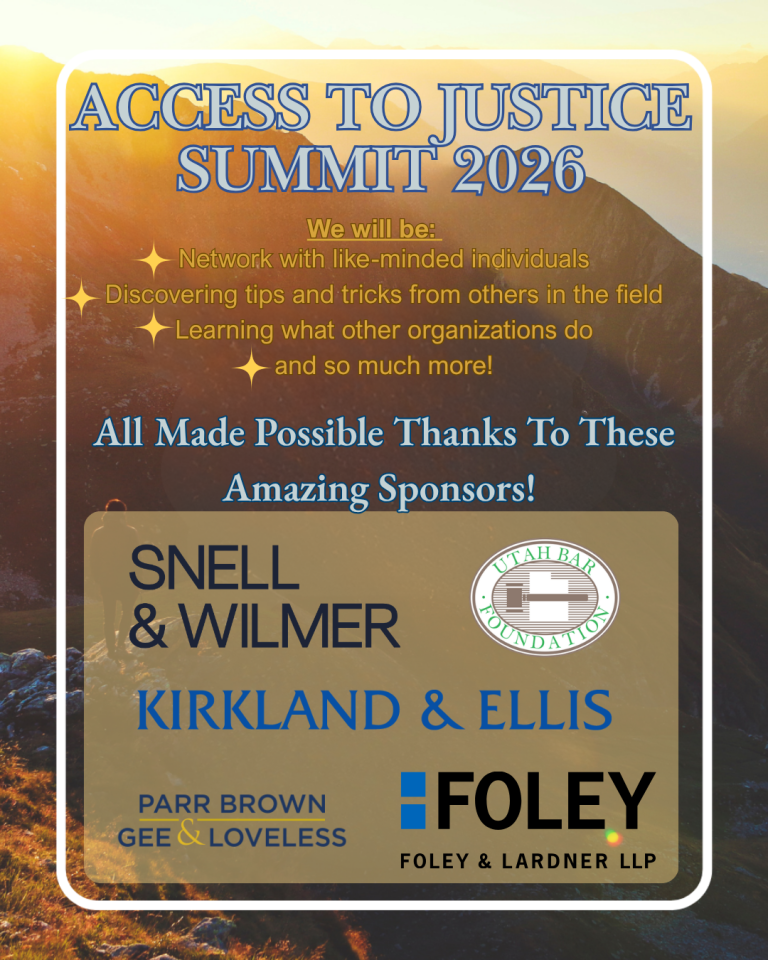 Thank you ATJ Summit Sponsors